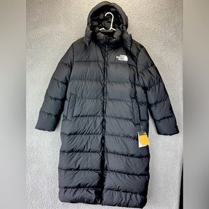 Black North Face Women's Triple C Down Long Parka - XL